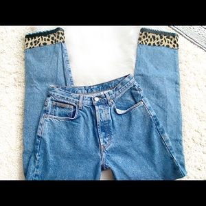 Calvin Klein Vintage Mom Jeans Cheetah Ankle 5